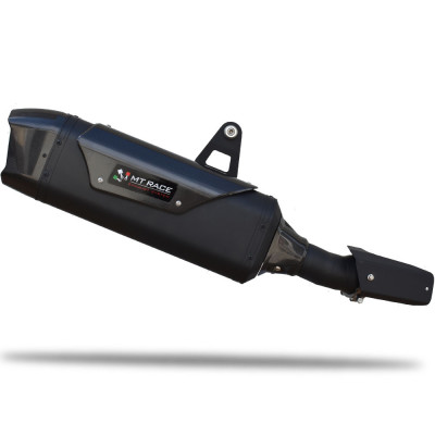 copy of copy of MT RACE | Slip-on EEC approved MAGNUM EVO black steel for Aprilia Tuareg 660 2022-