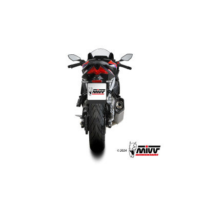 MIVV | Full exhaust system SR-1 Titanium for Aprilia RS 457 2025 -  (Bundle Kit)