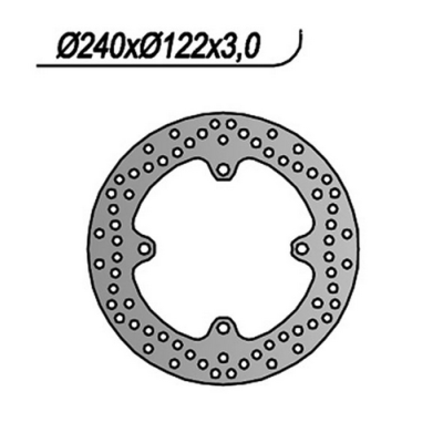 NG BRAKES | Rear brake disc Suzuki Ø240 (1049)