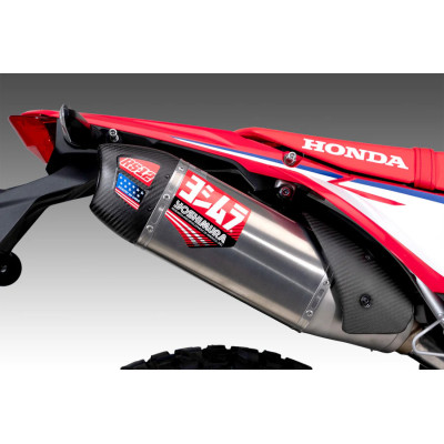 Race RS-12 Stainless Slip-On Exhaust, w/ Stainless Muffler for Honda CRF 300 L / Rally 2021-2025